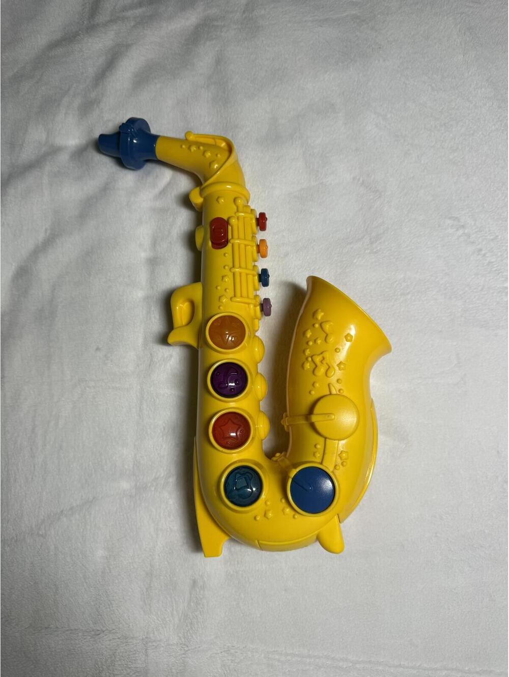 Small World Toys “Play at Home” Saxophone - STEAM Toy Kid Toddler Birthday Gift